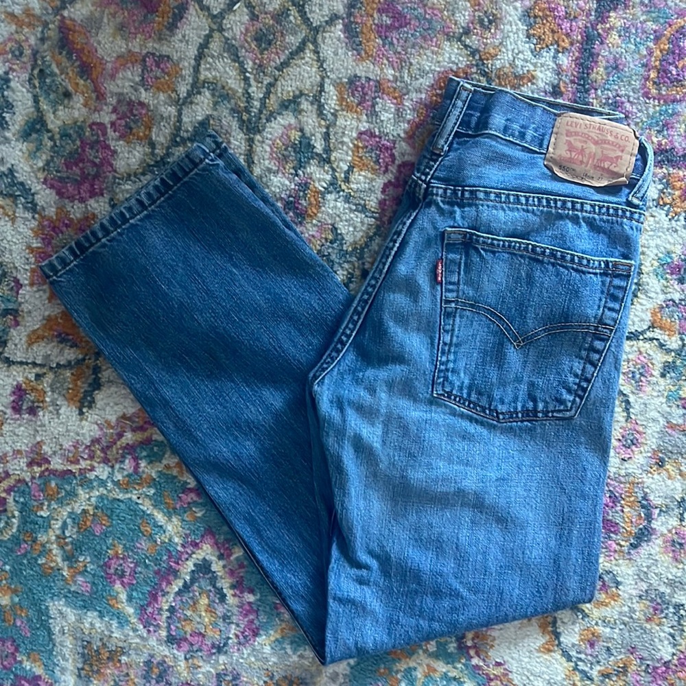 Levi’s 550 Jeans, Boy’s Size 18 Slim 27W 29L